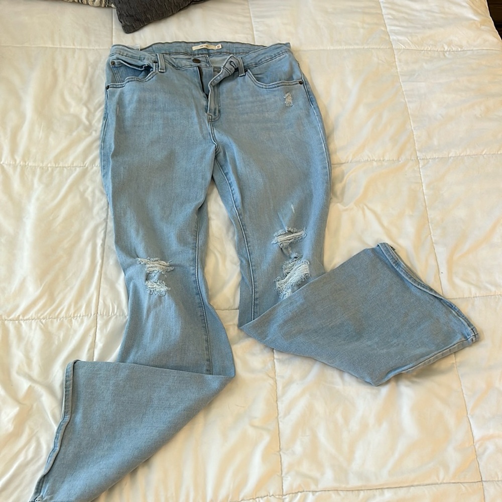 Flare Levi Light Blue Jeans